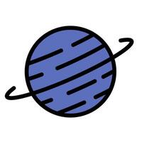 Uranus for Space Icon vector