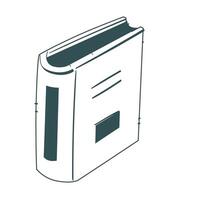 Book for Back to School Icon vector
