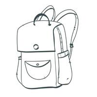 Bag for Back to School Icon vector