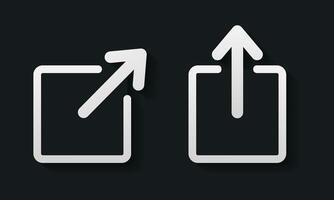 Share, send, publish icon vector
