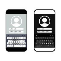 Verification code. Authentication login from system vector