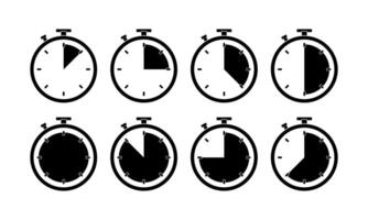 Timer, clock, stopwatch icon vector