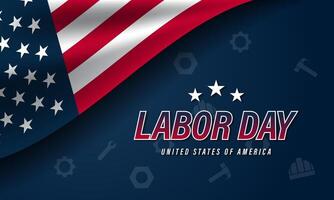 Labor Day Background Design. vector