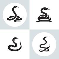 Snake template isolated vector