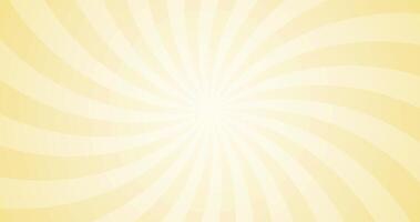 Simple Gradient Vanilla Brown Comic Style Sun Ray Explosion Effect In Blank Horizontal Plain Background vector
