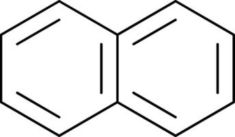 Naphthalene Line Icon vector