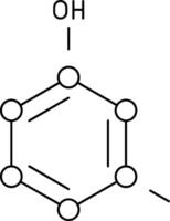 Cresol Line Icon vector