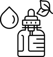 Carrier Oils Line Icon vector
