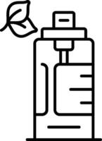 Micellar Water Line Icon vector
