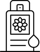 Chamomile Extract Line Icon vector
