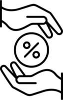 Insurance Rate Icon vector