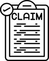 Claim Approval Icon vector