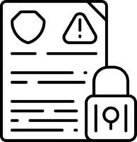 Policy Document Icon vector