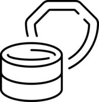 Insurance Database Icon vector
