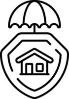 Risk Coverage Icon vector