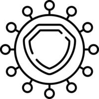Insurance Network Icon vector