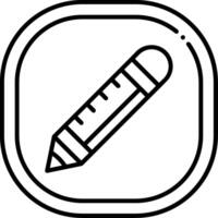 Edit Line Icon vector