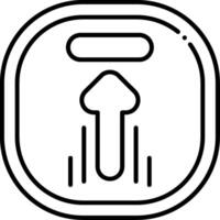 Upload Line Icon vector