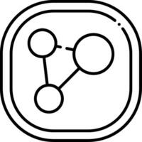 Connect Line Icon vector