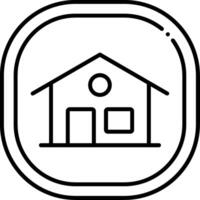 Home Navigation Line Icon vector