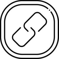 External Link Line Icon vector