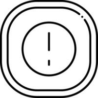 Alert Line Icon vector