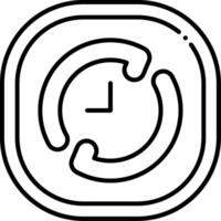History Line Icon vector