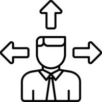 Agile Values Line Icon vector