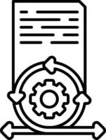 Agile Manifesto Line Icon vector