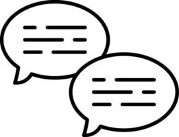 Communication Line Icon vector