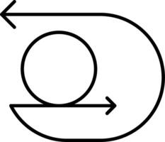 Agile Retrospective Line Icon vector