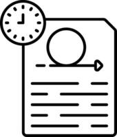 Agile Estimation Line Icon vector