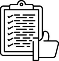Backlog Grooming Line Icon vector