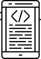 Mob Programming Line Icon vector