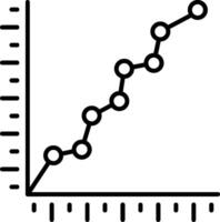 Velocity Chart Line Icon vector
