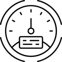 Performance Testing Line Icon vector