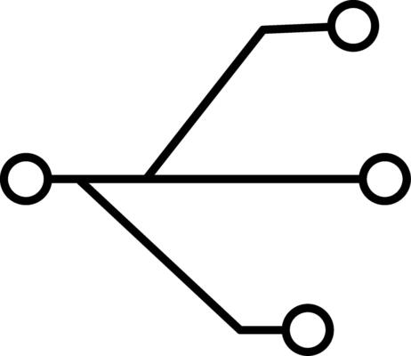 Version Control Line Icon