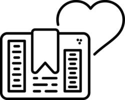 Handle With Care Line Icon vector
