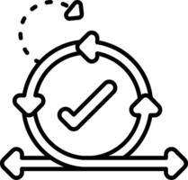 Agile Line Icon vector