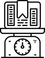 Light Line Icon vector