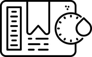 Humidity Control Line Icon vector