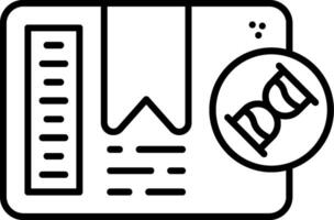 Best Before Date Line Icon vector