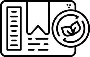 Reusable Line Icon vector