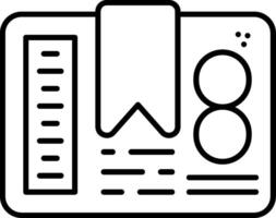 Stack Limit Line Icon vector