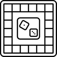 Board Games Line Icon vector