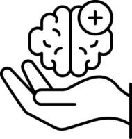 Dementia Support Line Icon vector