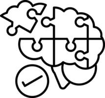 Coping Strategies Line Icon vector