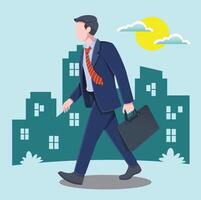 man walking art design vector