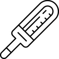 Thermometer Line Icon vector
