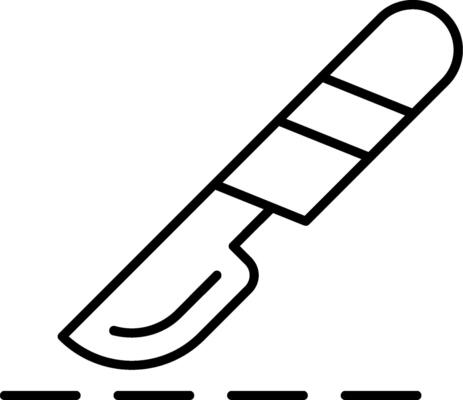 Scalpel Line Icon